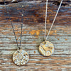 Snowflake/Elk Two-Sided Necklace-Silver/Gold