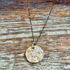 Snowflake/Elk Two-Sided Necklace-Silver/Gold