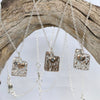 I LOVE Utah Necklace Bronze/Sterling Silver & Crystal