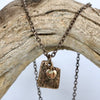 I LOVE Utah Necklace Bronze/Gold & Crystal