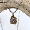 I LOVE Utah Necklace Bronze/Gold & Crystal-Petite