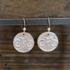 Ride On Bicycle Earrings Bronze/Sterling Silver
