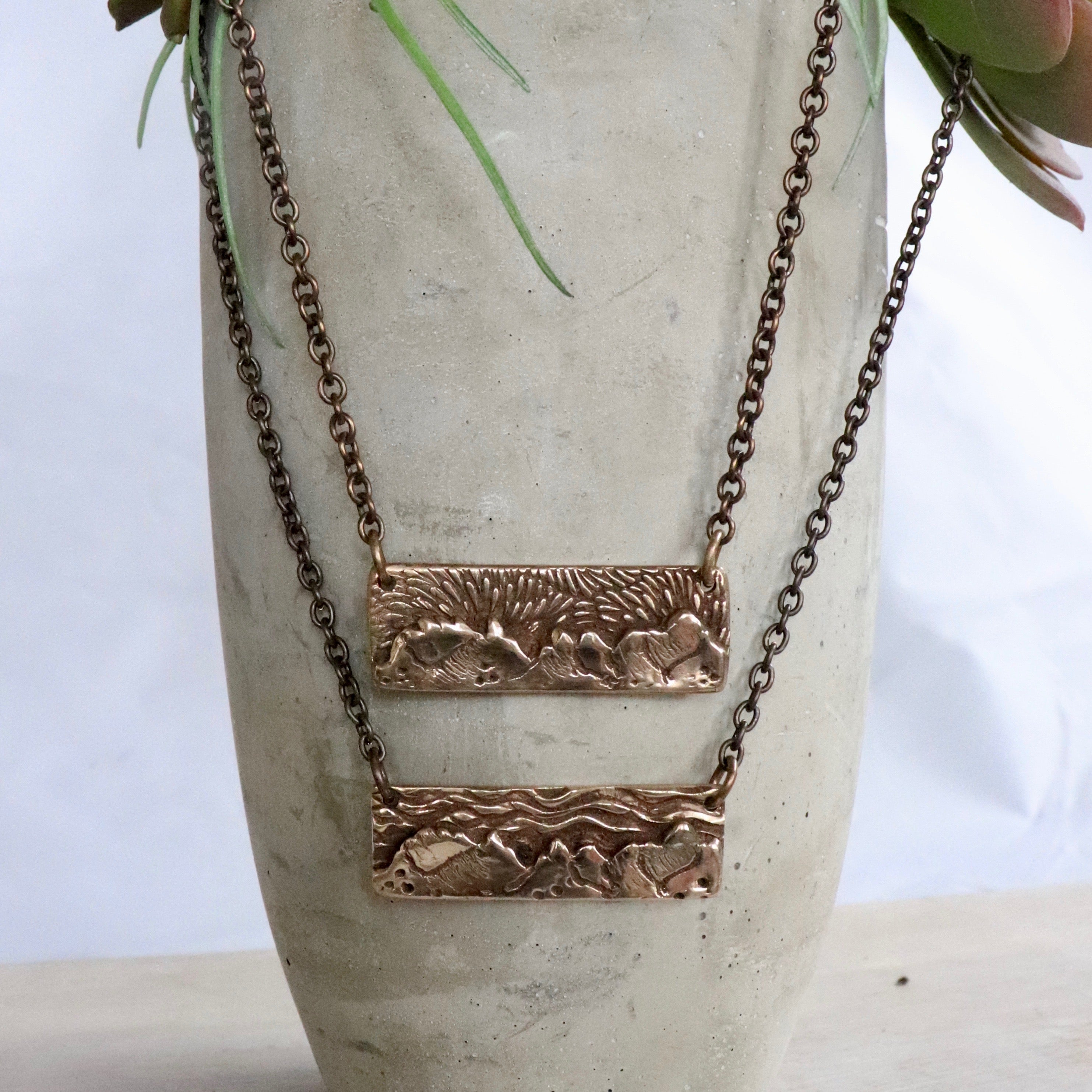 Gold Mountain Range Necklace — Aspen Traders