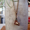 I Love IDAHO Necklace-Large-Bronze/Gold & Crystal