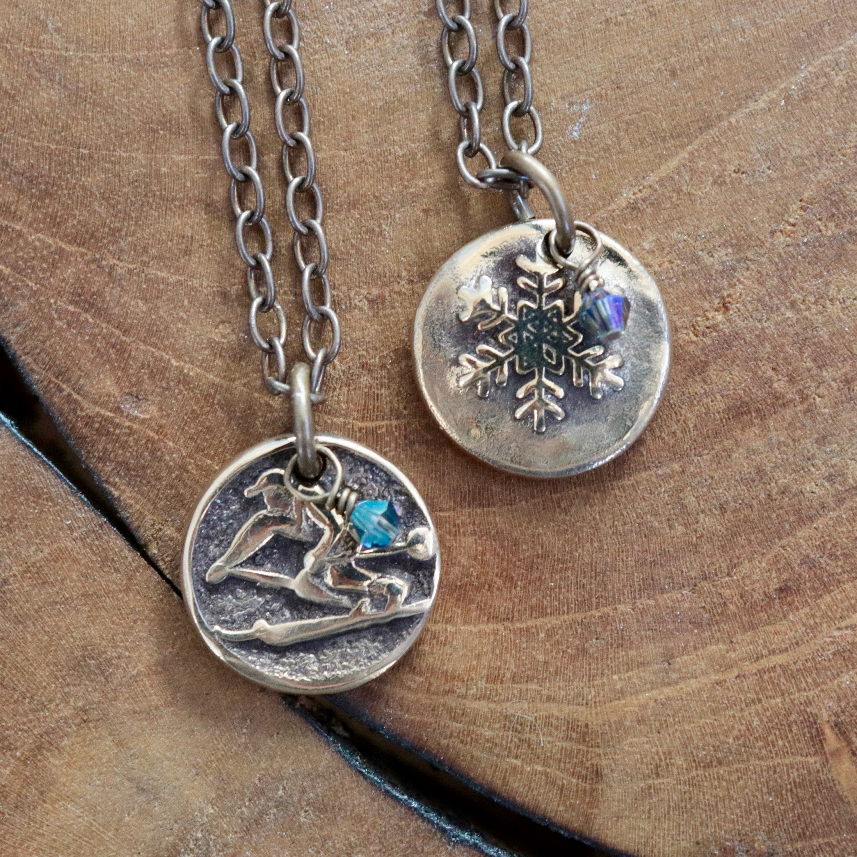 ◆STONEHENgE◆ 14K Dancing Stone Stella Necklace N0105 SAG-2 Colar Stonehenge 14K pedra dançante Stella W0001 joia