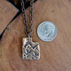 Ski UTAH Necklace-Bronze/Gold