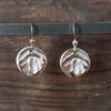Mountain Earrings-Bronze/Sterling Silver